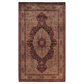 Overdyed Hand Knotted Wool Modern Contemporary Brown Area Rug 4 6 X 7 6