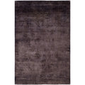 Overdyed Hand Knotted Wool Modern Contemporary Brown Area Rug 6 0 X 8 10