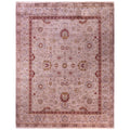 Overdyed Hand Knotted Wool Modern Contemporary Brown Area Rug 8 1 X 10 5