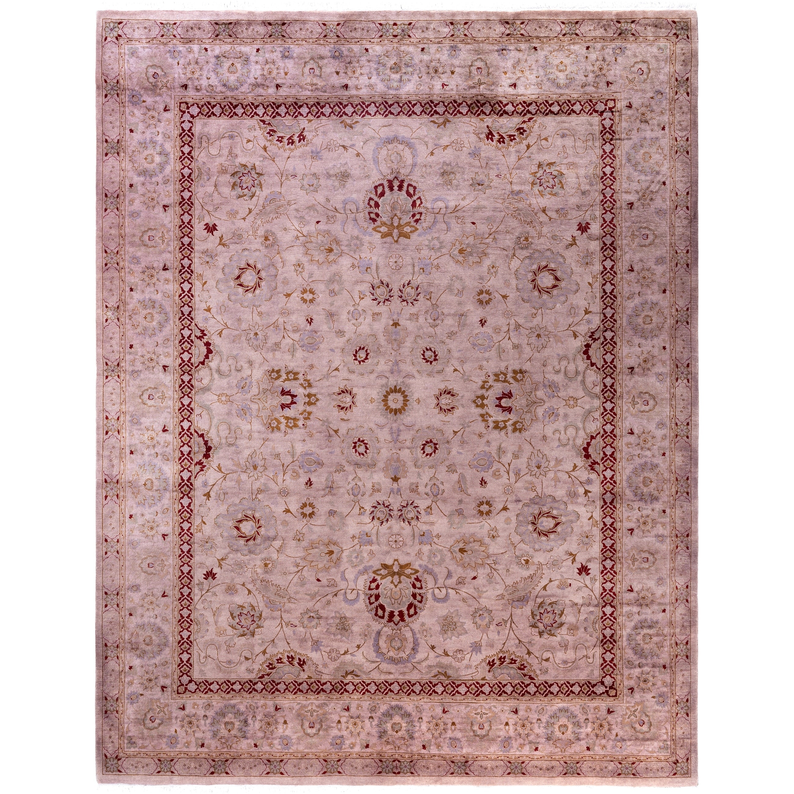 Overdyed Hand Knotted Wool Modern Contemporary Brown Area Rug 8 1 X 10 5