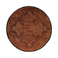 Overdyed Hand Knotted Wool Modern Contemporary Brown Area Rug 8 1 X 8 1