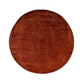 Overdyed Hand Knotted Wool Modern Contemporary Brown Area Rug 8 1 X 8 1