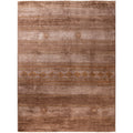 Overdyed Hand Knotted Wool Modern Contemporary Brown Area Rug 8 8 X 11 7