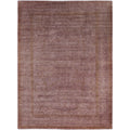 Overdyed Hand Knotted Wool Modern Contemporary Brown Area Rug 9 0 X 11 8