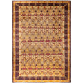 Overdyed Hand Knotted Wool Modern Contemporary Brown Area Rug 9 10 X 13 10