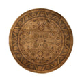 Overdyed Hand Knotted Wool Modern Contemporary Brown Area Rug 9 1 X 9 1