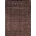 Overdyed Hand Knotted Wool Modern Contemporary Brown Area Rug 9 2 X 12 1