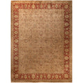Overdyed Hand Knotted Wool Modern Contemporary Brown Area Rug 9 2 X 12 4