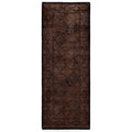 Overdyed Hand Knotted Wool Modern Contemporary Brown Runner 2 6 X 6 10