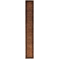 Overdyed Hand Knotted Wool Modern Contemporary Brown Runner 2 7 X 18 8