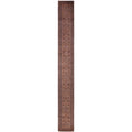 Overdyed Hand Knotted Wool Modern Contemporary Brown Runner 2 7 X 21 9
