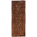 Overdyed Hand Knotted Wool Modern Contemporary Brown Runner 2 8 X 6 10