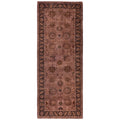 Overdyed Hand Knotted Wool Modern Contemporary Brown Runner 3 1 X 8 4