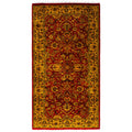 Overdyed Hand Knotted Wool Modern Contemporary Gold Area Rug 2 2 X 4 1