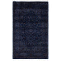 Overdyed Hand Knotted Wool Modern Contemporary Gray Area Rug 3 3 X 5 3