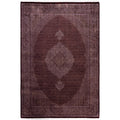 Overdyed Hand Knotted Wool Modern Contemporary Gray Area Rug 6 2 X 9 2
