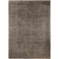 Overdyed Hand Knotted Wool Modern Contemporary Gray Area Rug 9 0 X 12 6