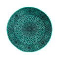 Overdyed Hand Knotted Wool Modern Contemporary Green Area Rug 8 1 X 8 3