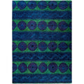 Overdyed Hand Knotted Wool Modern Contemporary Multi Area Rug 9 0 X 12 8