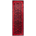 Overdyed Hand Knotted Wool Modern Contemporary Orange Runner 2 6 X 8 1