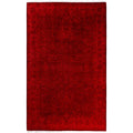 Overdyed Hand Knotted Wool Modern Contemporary Pink Area Rug 4 7 X 7 7