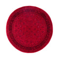 Overdyed Hand Knotted Wool Modern Contemporary Pink Area Rug 8 2 X 8 2