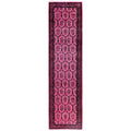 Overdyed Hand Knotted Wool Modern Contemporary Pink Runner 2 8 X 10 0