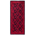 Overdyed Hand Knotted Wool Modern Contemporary Pink Runner 2 8 X 6 2