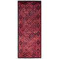 Overdyed Hand Knotted Wool Modern Contemporary Pink Runner 2 8 X 6 8