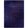 Overdyed Hand Knotted Wool Modern Contemporary Purple Area Rug 10 3 X 14 4