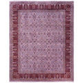 Overdyed Hand Knotted Wool Modern Contemporary Purple Area Rug 8 3 X 10 4