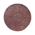 Overdyed Hand Knotted Wool Modern Contemporary Purple Area Rug 8 4 X 8 5
