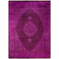 Overdyed Hand Knotted Wool Modern Contemporary Purple Area Rug 9 0 X 12 2