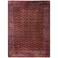 Overdyed Hand Knotted Wool Modern Contemporary Purple Area Rug 9 0 X 12 2
