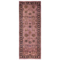 Overdyed Hand Knotted Wool Modern Contemporary Purple Runner 3 0 X 8 1