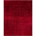 Overdyed Hand Knotted Wool Modern Contemporary Red Area Rug 12 1 X 15 3