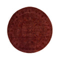 Overdyed Hand Knotted Wool Modern Contemporary Red Area Rug 3 1 X 3 1