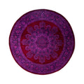 Overdyed Hand Knotted Wool Modern Contemporary Red Area Rug 6 1 X 6 2
