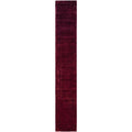 Overdyed Hand Knotted Wool Modern Contemporary Red Runner 2 7 X 17 1