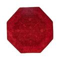Overdyed Hand Knotted Wool Modern Contemporary Rust Area Rug 6 1 X 6 1