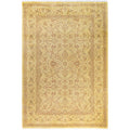 Overdyed Hand Knotted Wool Modern Contemporary Yellow Area Rug 6 9 X 9 10