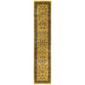 Overdyed Hand Knotted Wool Modern Contemporary Yellow Runner 2 6 X 12 1