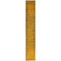 Overdyed Hand Knotted Wool Modern Contemporary Yellow Runner 2 7 X 16 1
