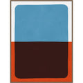 Overlapping Colors 2 By Vitor Costa Framed Canvas Wall Art Print