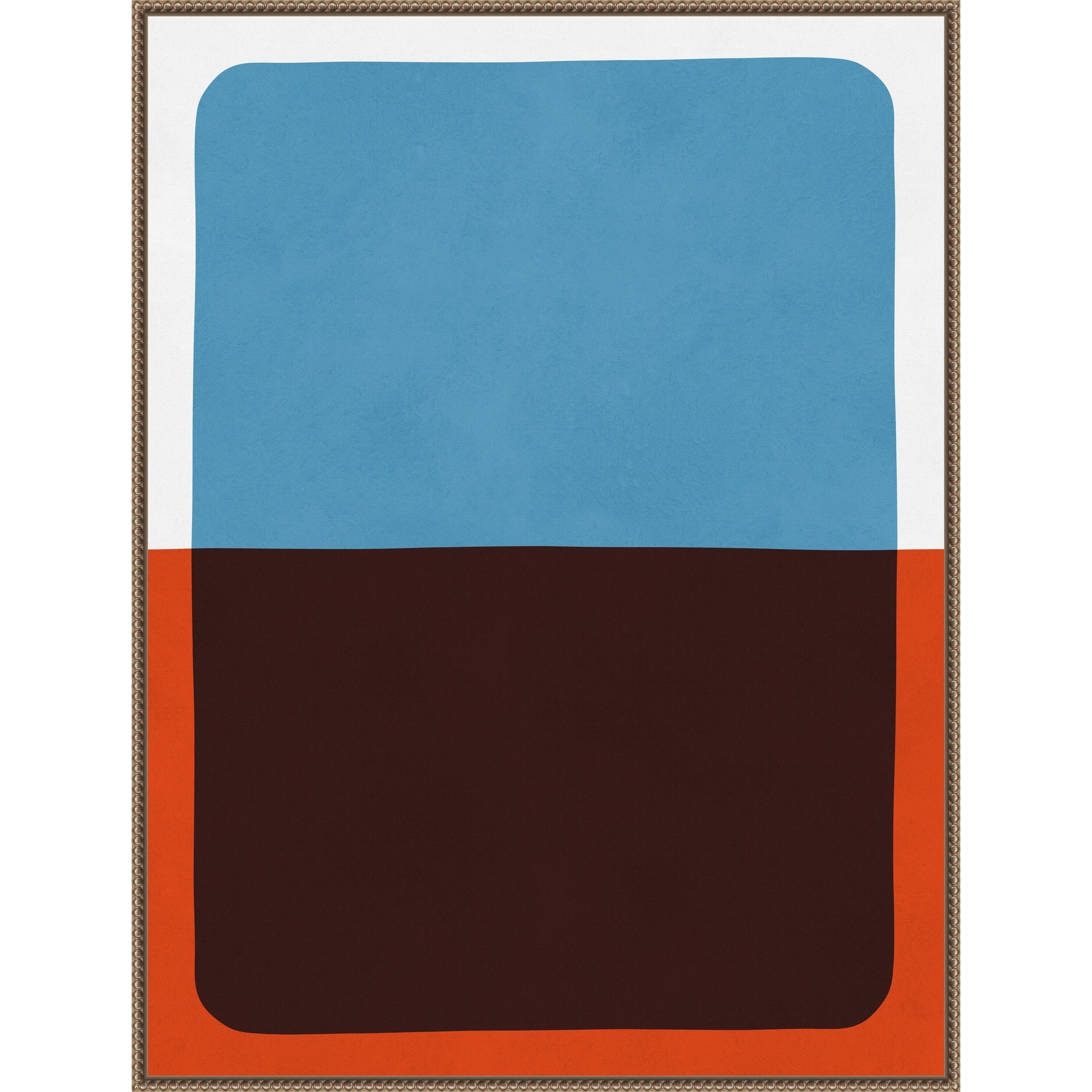Overlapping Colors 2 By Vitor Costa Framed Canvas Wall Art Print