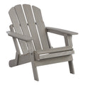 Oversize Embossed Wooden Outdoor Folding Adirondack Chair With Pre Assembled Backrest Seatboard For Garden Pool Deck Firepit