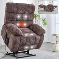 Oversized Dual Motor Power Lift Recliner With Heat Massage 350 Lbs