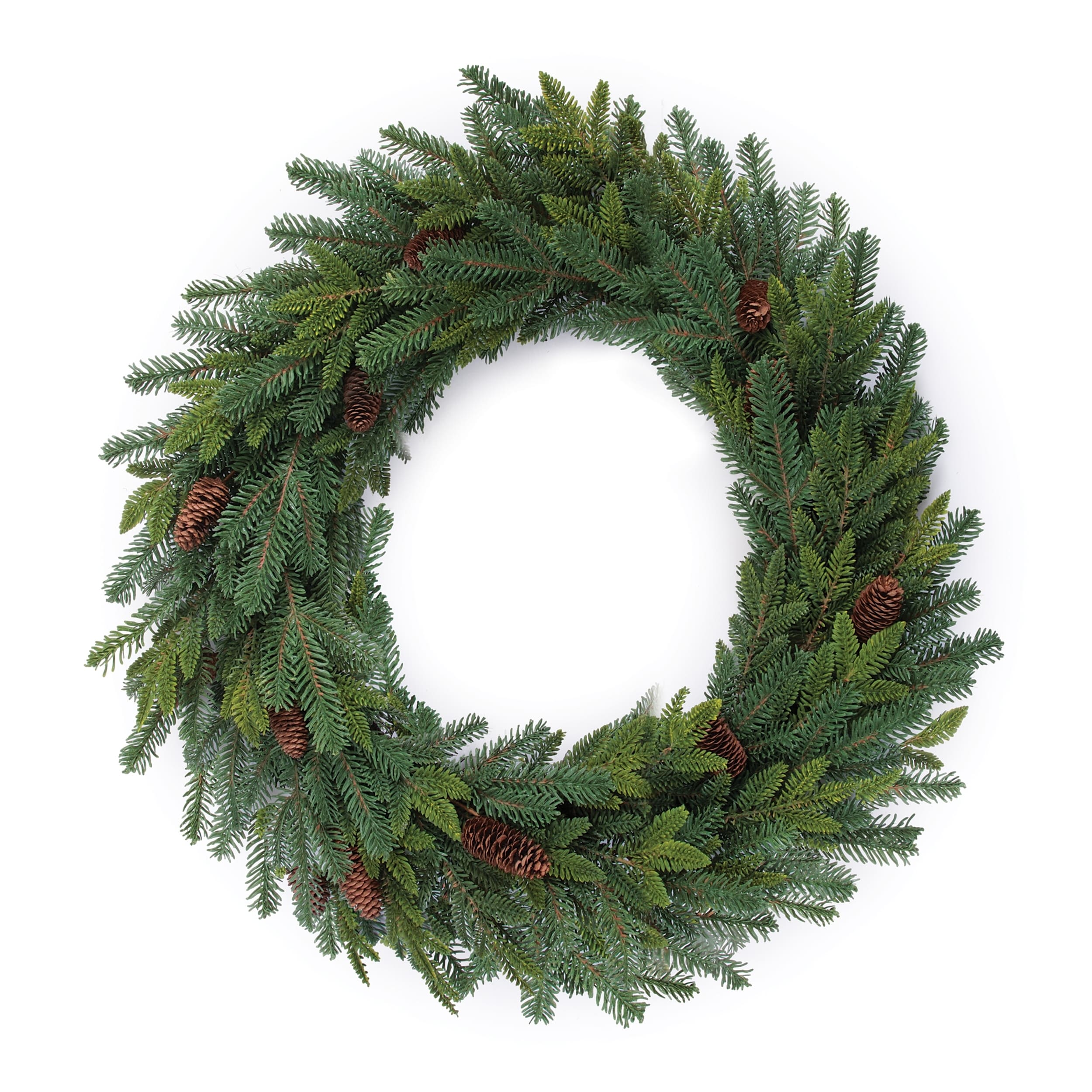 Oversized Pine And Pinecone Wreath 34 D