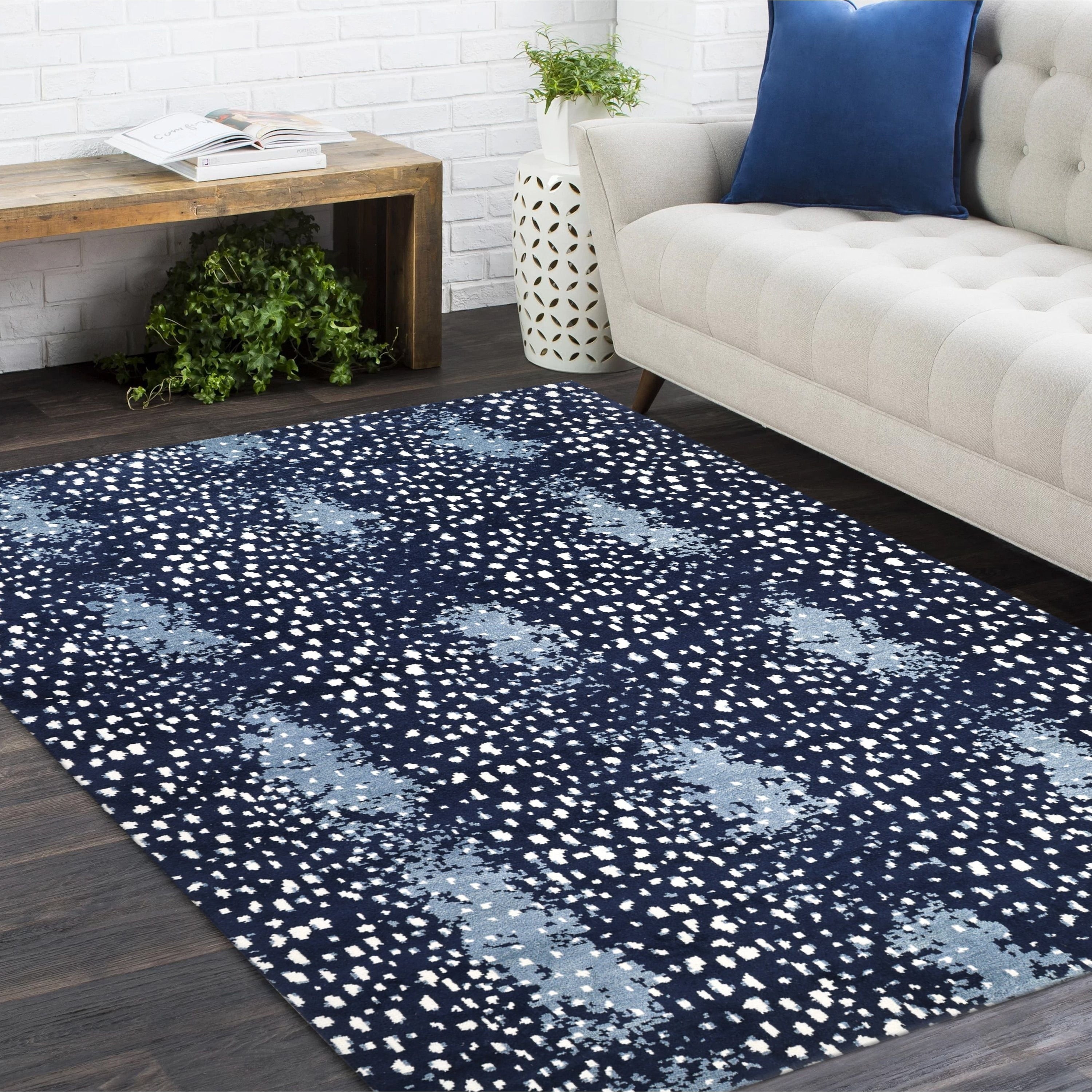 Louis Contemporary Modern Hand Knotted Area Rug