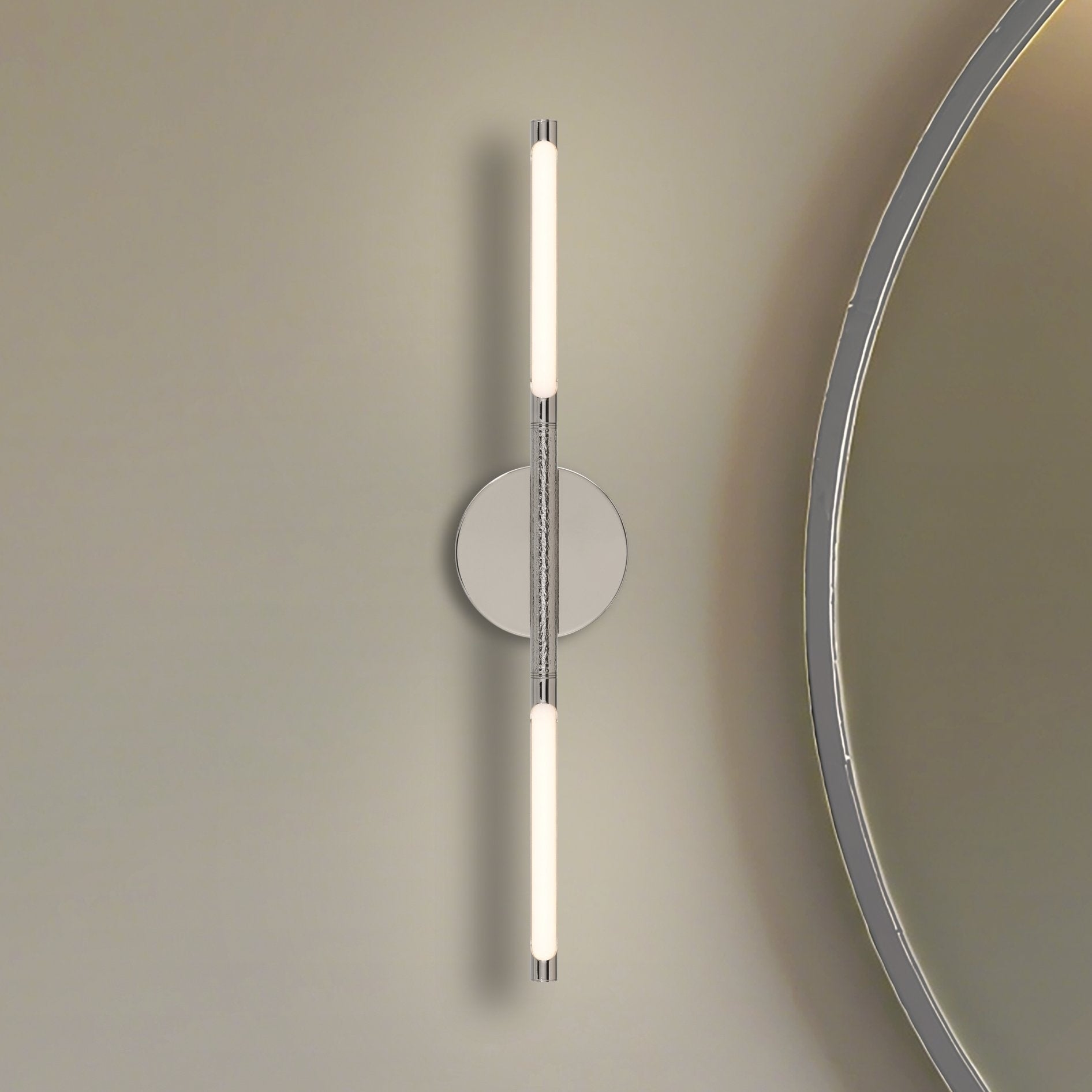 Overture 24 Inch 2 Light Polished Nickel 5Cct Led Vanity Light